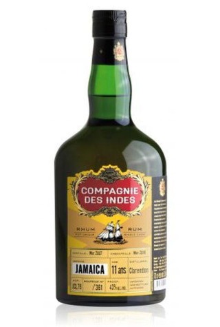 Compagnie des Indes "Clarendon" 43% Rhum JamaÏque