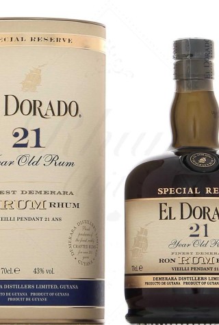 Rhum El Dorado 21 ans, 43%