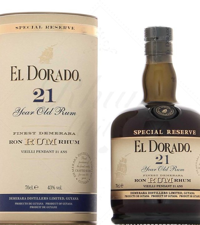 Rhum El Dorado 21 ans, 43%