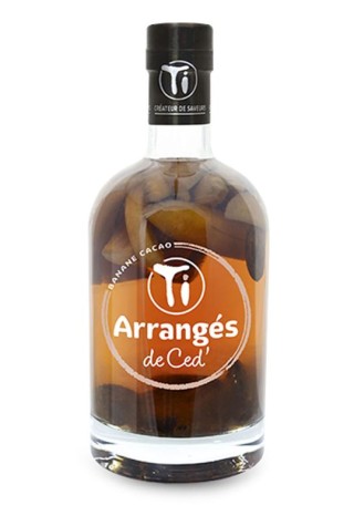 rhum de cede banane cacao 32%