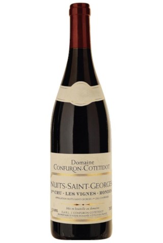 Nuits Saint Georges 1er cru, les Vignerondes, domaine Confuron-Cotetidot