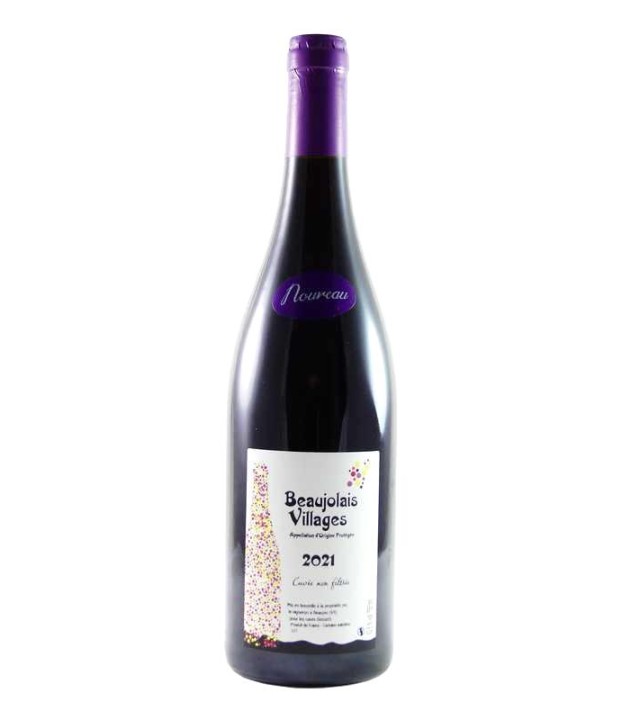 Beaujolais Villages Primeur non filtré 2021, Selection Bossetti