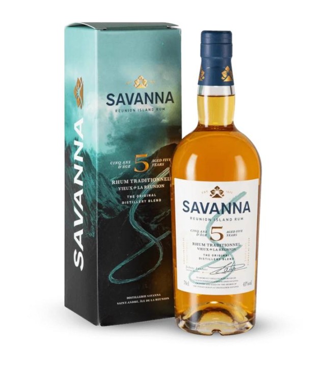 Rhum traditionnel 5 ans, Savanna 43%