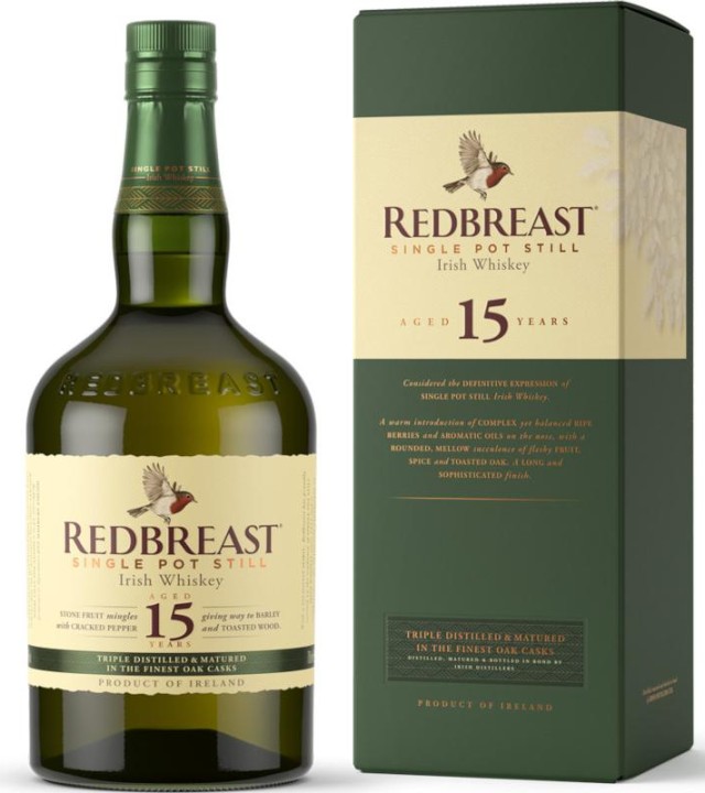 redbreast 15 ans pot still 46%