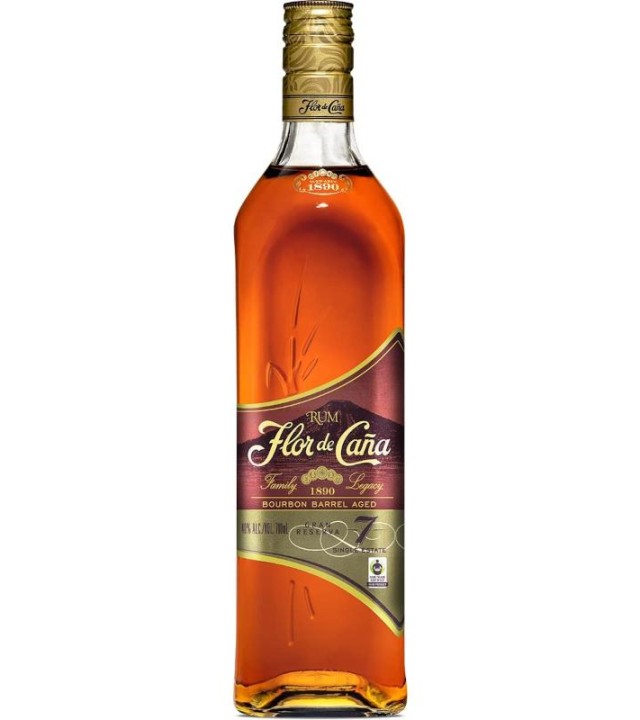 Rhum vieux Gran Reserva Flor de Cana 7 ans 40%