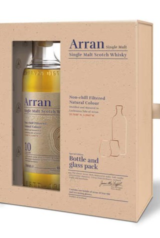 coffret arran + 2 verres