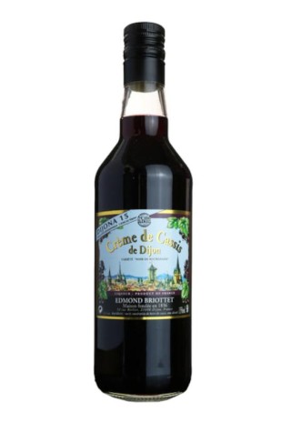 Crème de Cassis de Dijon 15% 1L, maison Edmond Briottet