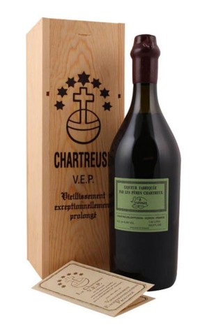 Chartreuse VEP (vieillissement exceptionnellement prolongée) Verte 54% - 100cl  -Liqueurs de la grande Chartreuse