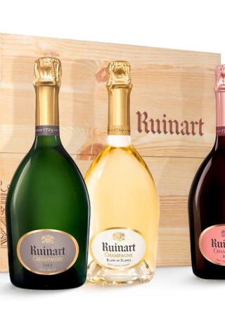 Coffret Ruinart, Découverte 3 cuvées 75 cl