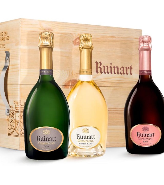 Coffret Ruinart, Découverte 3 cuvées 75 cl