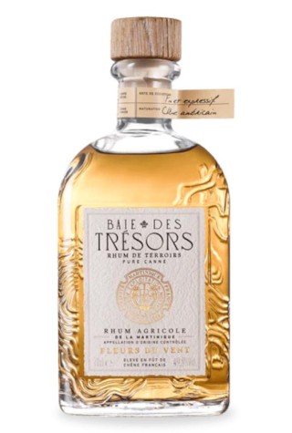 Rhum ambré, Baie des Trésors, fleurs du vent 49,8°