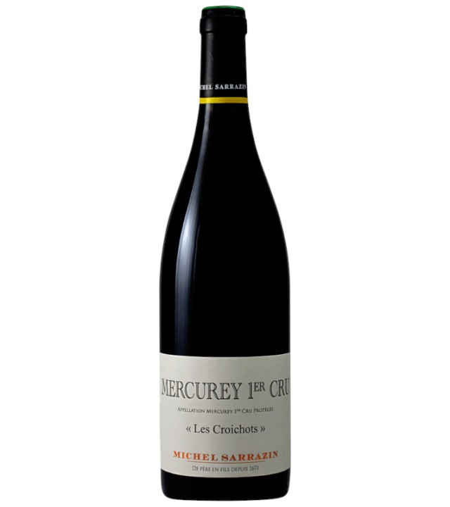 Mercurey 1er Cru, les Croichots 2022, domaine Michel Sarrazin et Fils